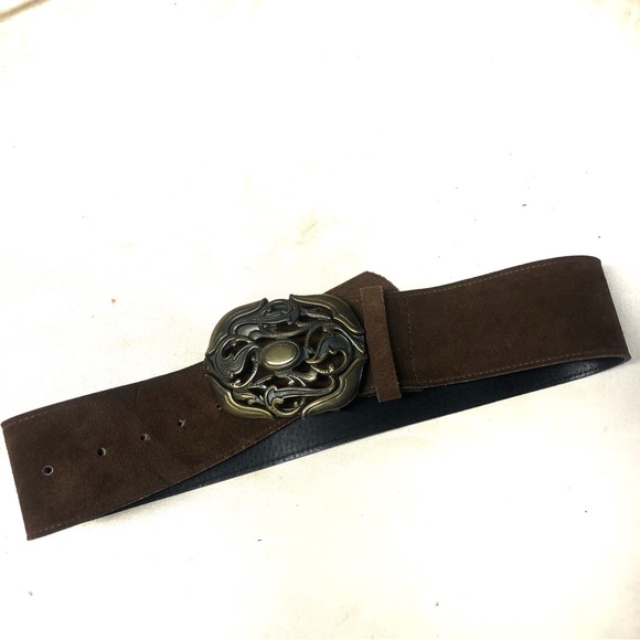 Vintage Phoebe couture suede leather belt xs - Picture 2 of 9